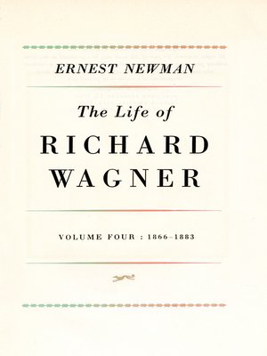 cover image of Life of Richard Wagner, Volume 4
